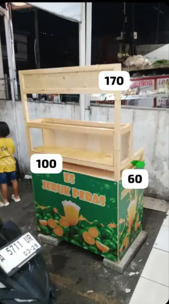 gerobak es jeruk peras