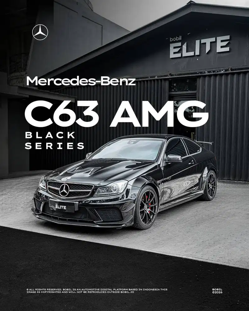NIK 2012 Mercedes-Benz C63 AMG Black Series Obsidian Black Metallic