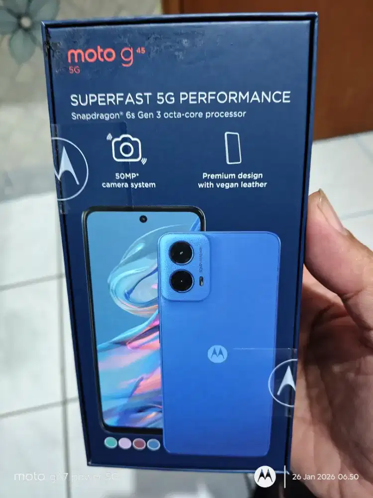 Motorola g45 brilliant green ram 8/256gb