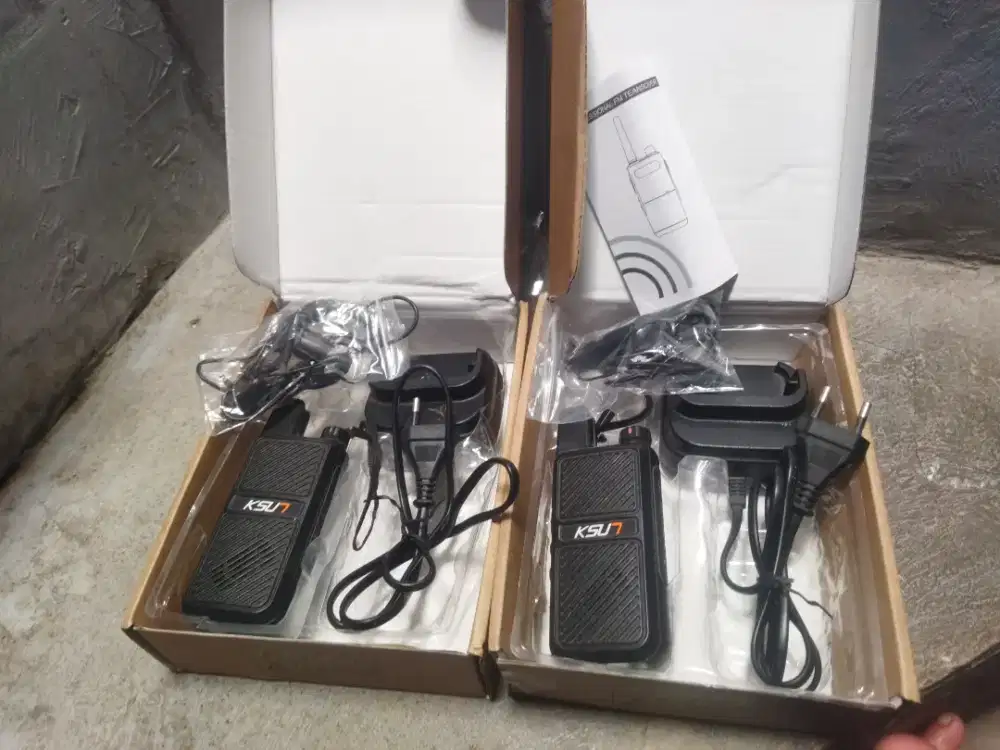 Walkie talkie bekas serasa baru