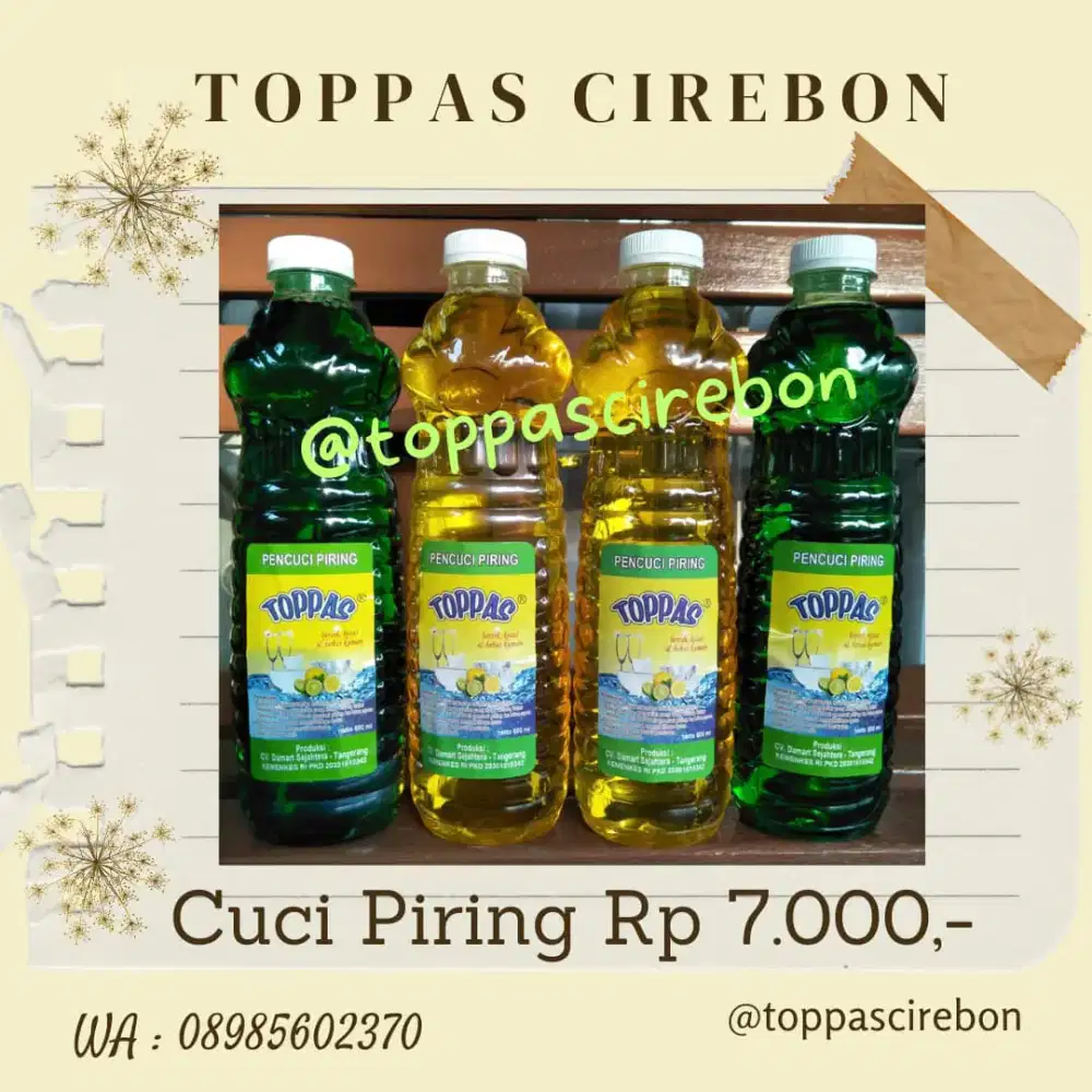 Toppas Produk Kebersihan Rumah Tangga