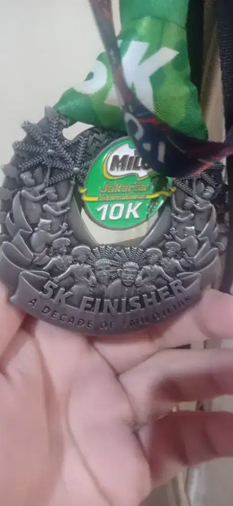 Mendali perak Milo 10K