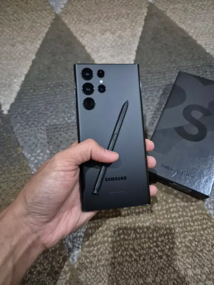 Samsung S22 Ultra 12/512GB Resmi Sein Black Lengkap