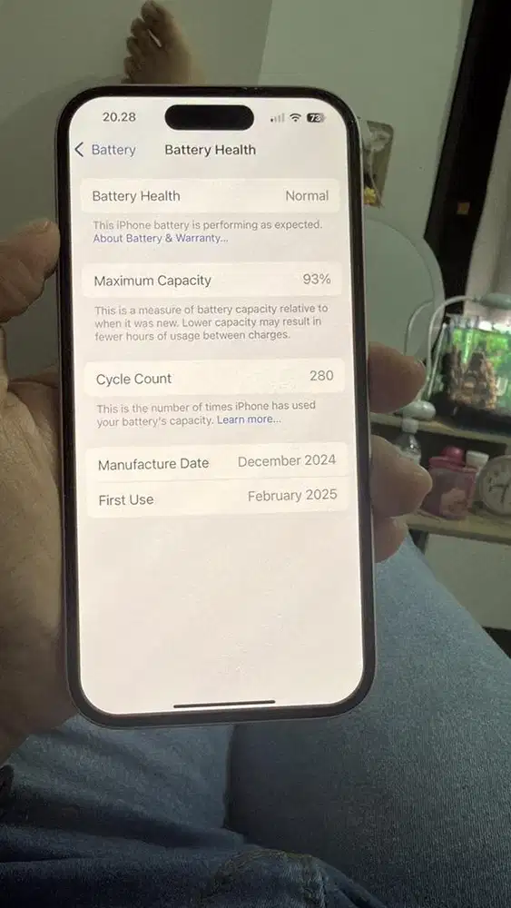 Jual iphone 15 pink 128gb