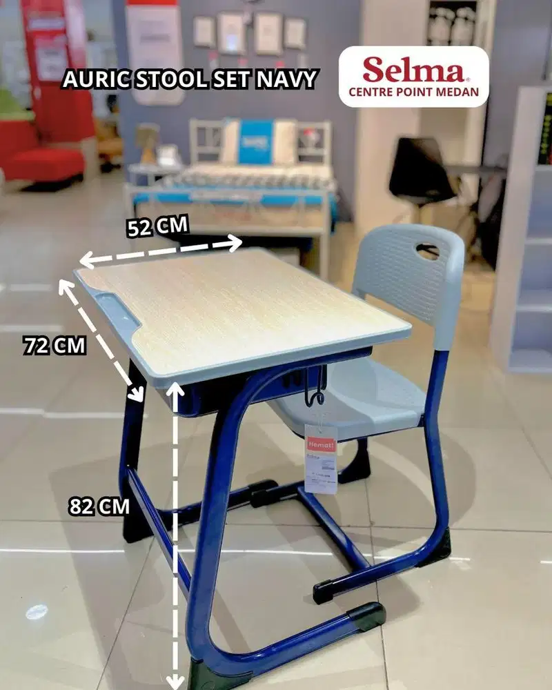 Set meja belajar sekolah sd,smp,sma