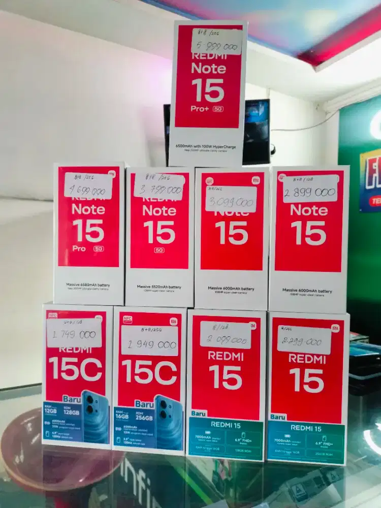 READY NEWW ARRIVAL REDMI SERIES 15