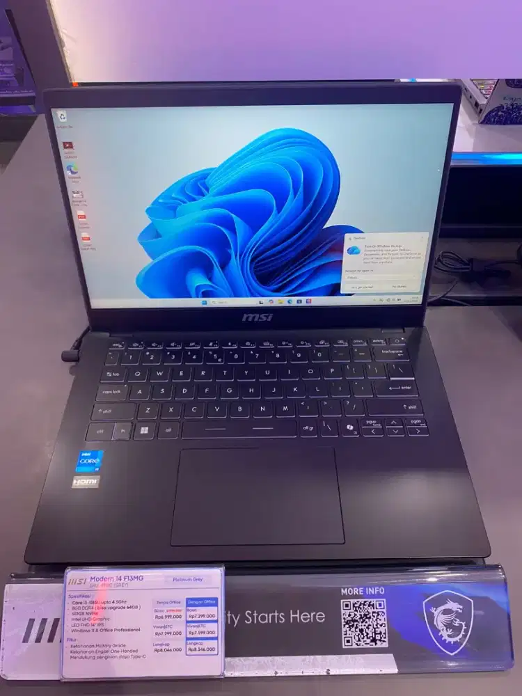 MSI MODERN 14 || KREDIT BUNGA RENDAH FREE 1X CICILAN