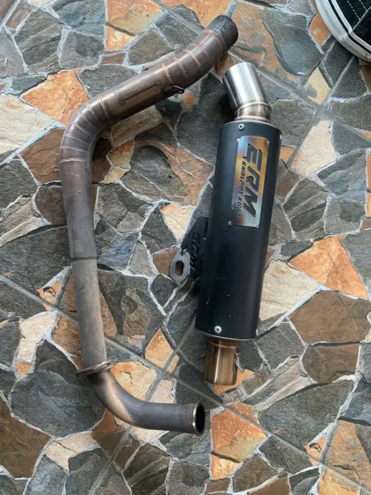 Knalpot ERM fullsys Vario 125 ledold/lednew