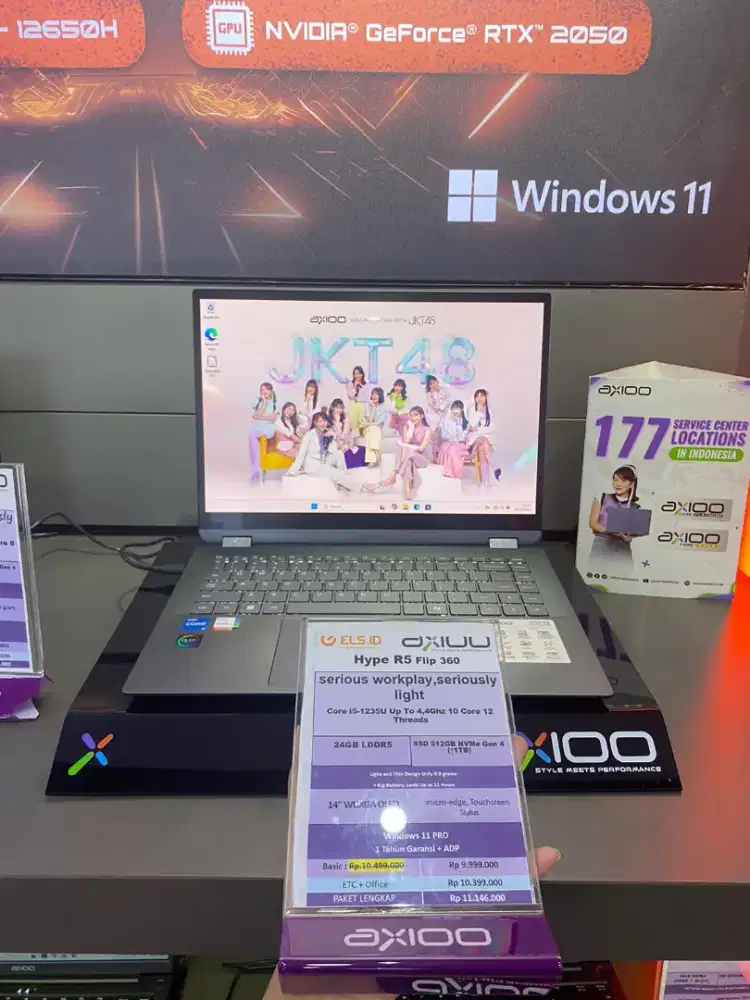 AXIO HYPE R5 FLIP || CICILAN 0% TANPA KARTU KREDIT