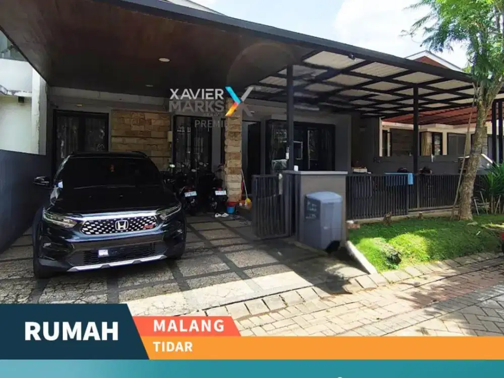 Dijual Rumah Modern Minimalis di Tidar Malang Row Jalan Lebar