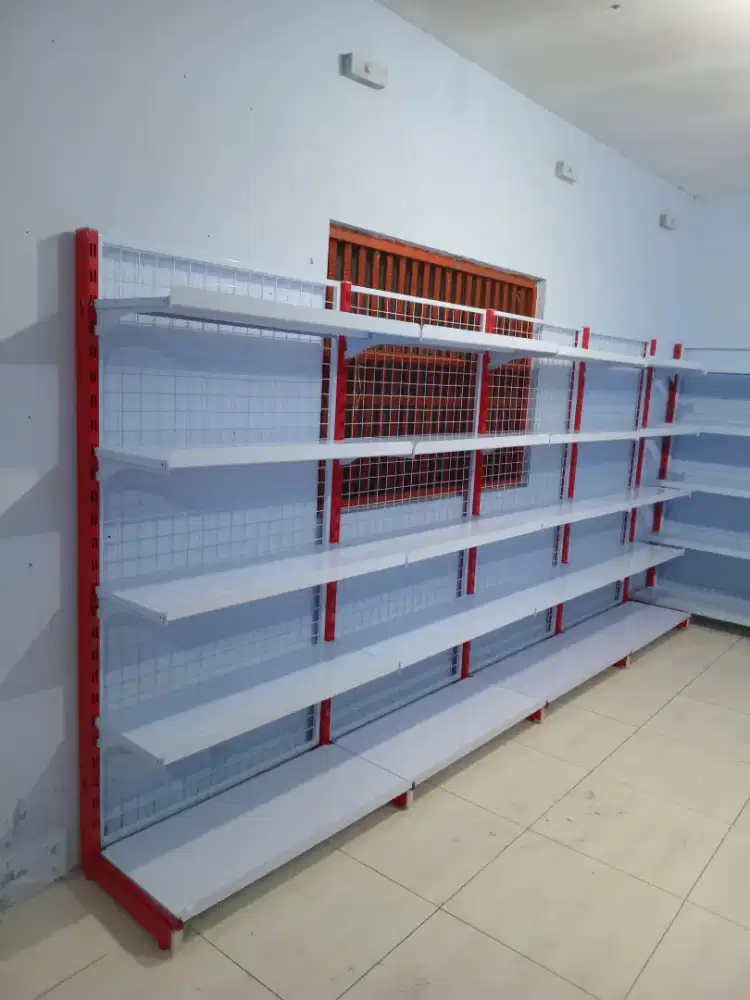 Rak gondola minimarket buka toko lebih murah dan hemat