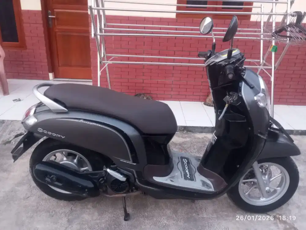 Scoopy fi 2018 orisinil gres pajak bogor hidup
