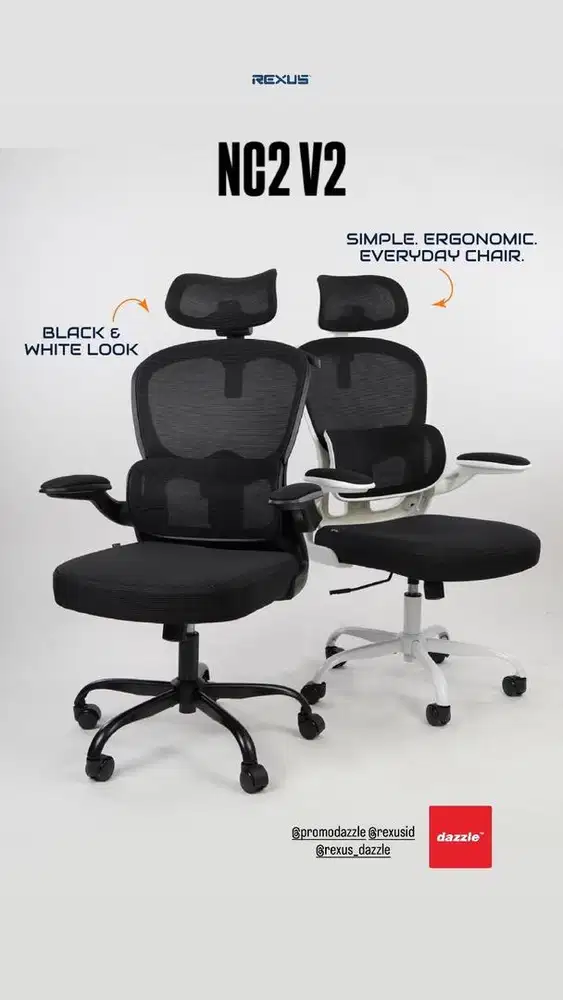 Rexus Ergonomic Office Chair Kursi Kantor NC2