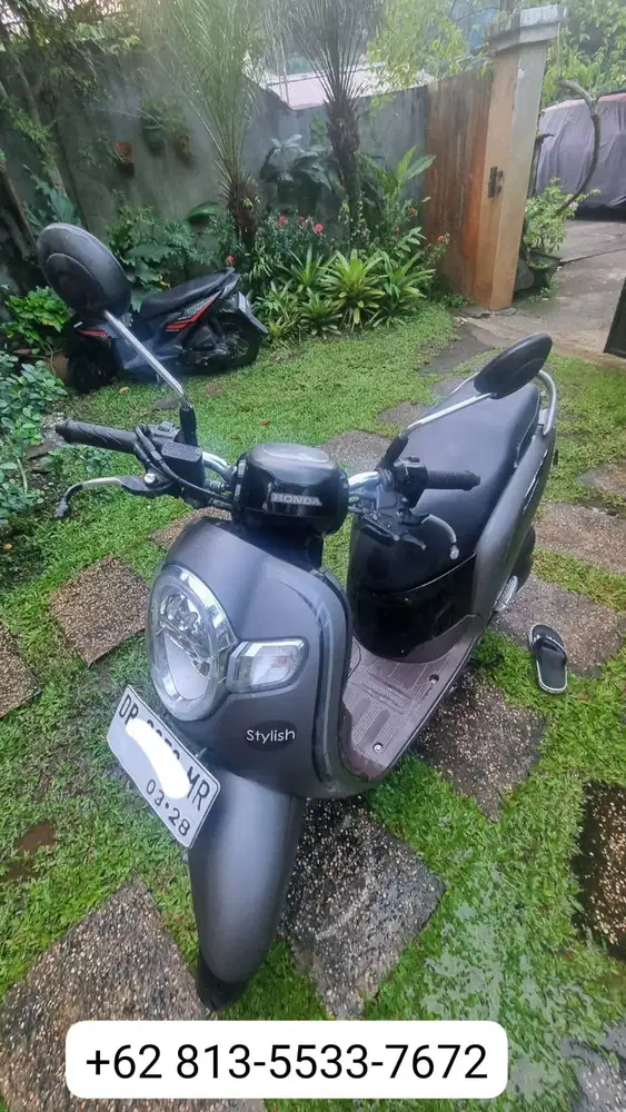 dijual motor honda SCOOPY 2018 coklat