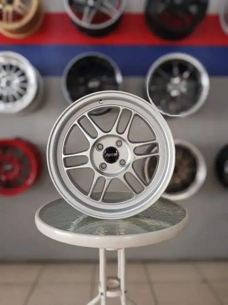 Jual velg Astro Fuji Ring 16x7.0 Pcd 4x100 ET 40 Silver