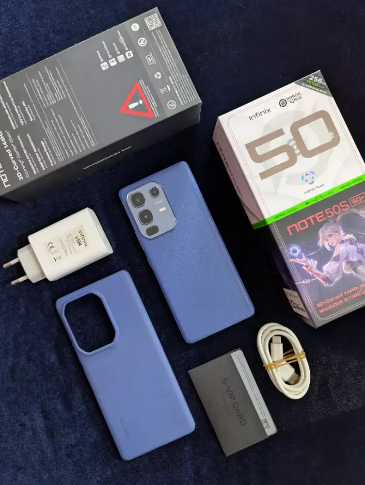 Infinix Note 50s 5G+ 8/256 Fulset mulus Pemakaian