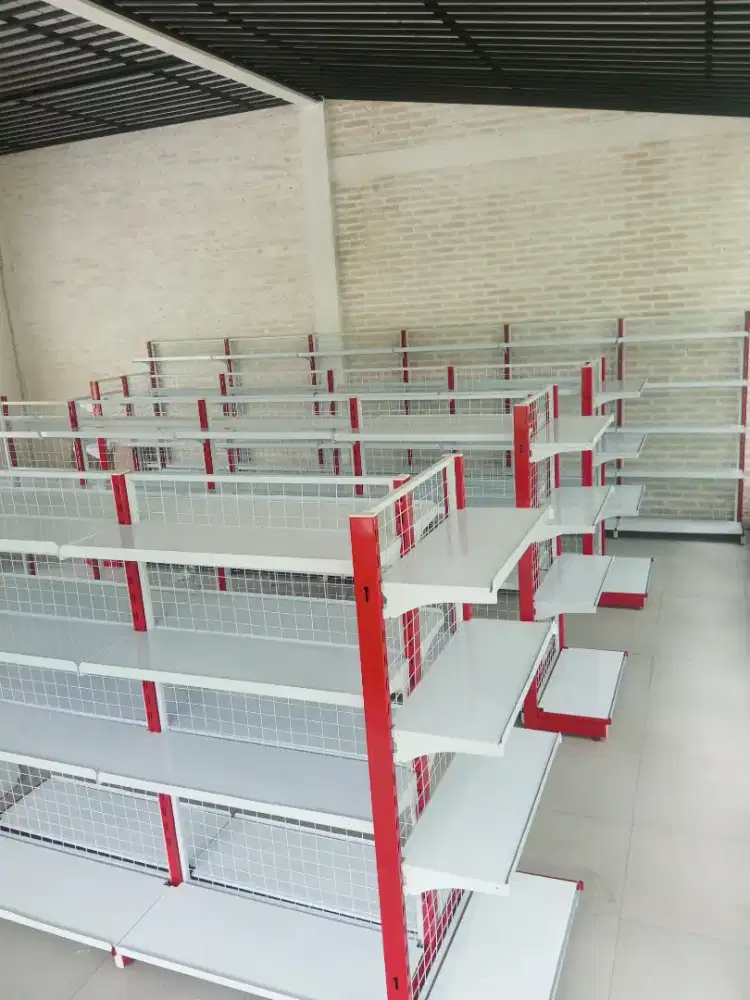 Rak gondola murah langsung dari pabrik minimarket