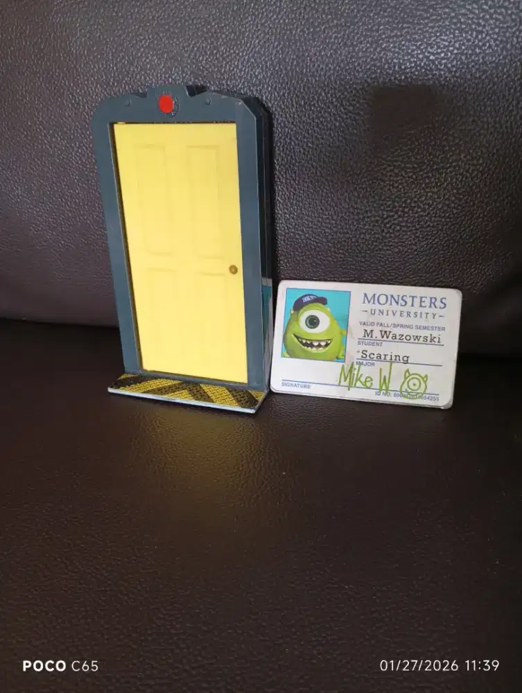 Monster University Mike Passcard and The Door