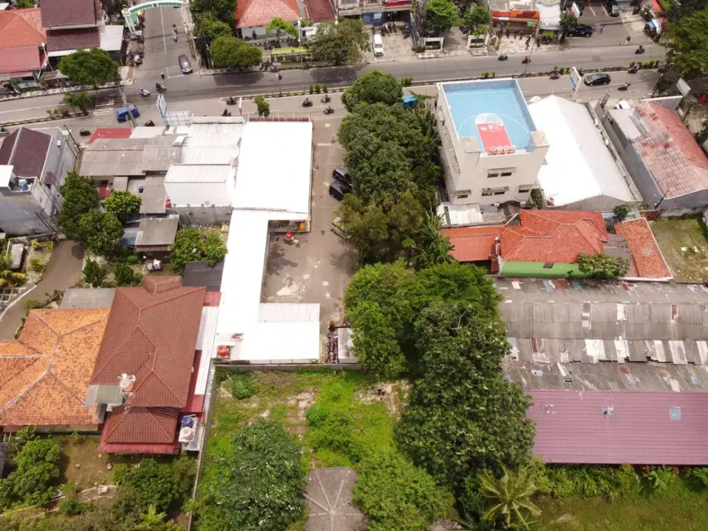 TANAH KOMERSIAL STRATEGIS DI JALAN KARTINI DEPOK LUAS 2.304 M² SHM