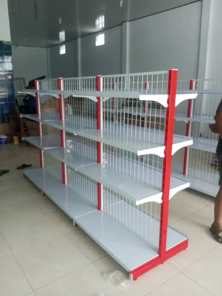 Rak gondola minimarket murah gondola indomaret murah