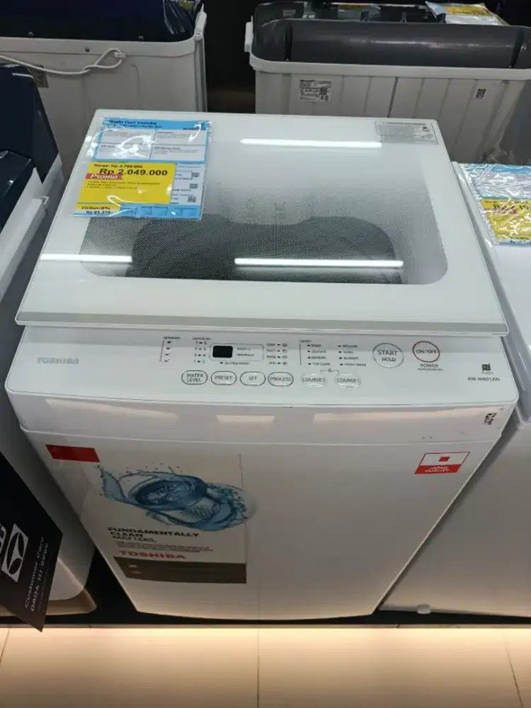 Mesin Cuci 1 Tabung Toshiba 7 KG Bisa Cicilan Tanpa DP Bunga 0%