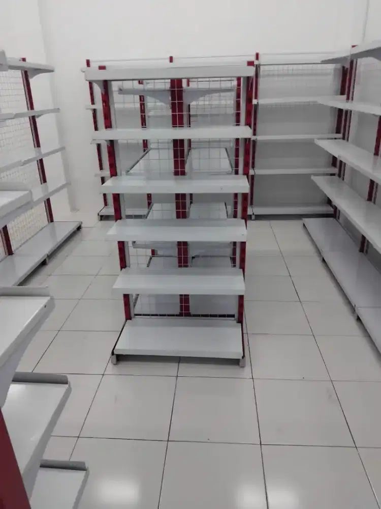 Rak gondola minimarket murah gondola indomaret