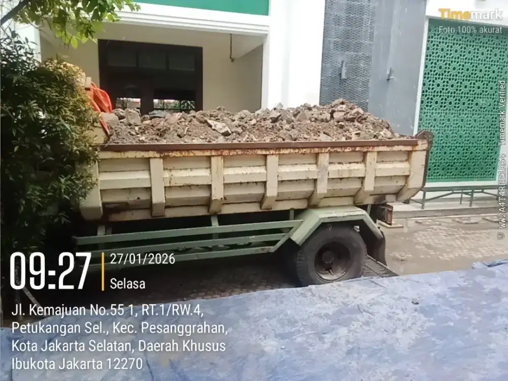 Jasa angkut puing dan buang sampah