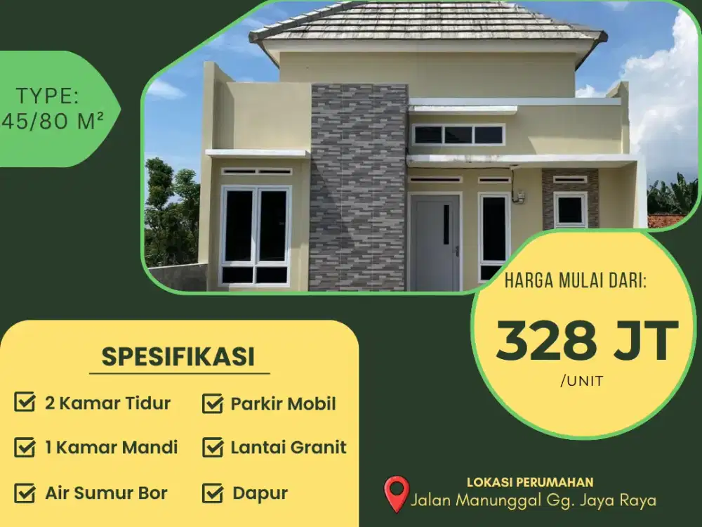 rumah modern di lokasi strategis, dekat kemana mana