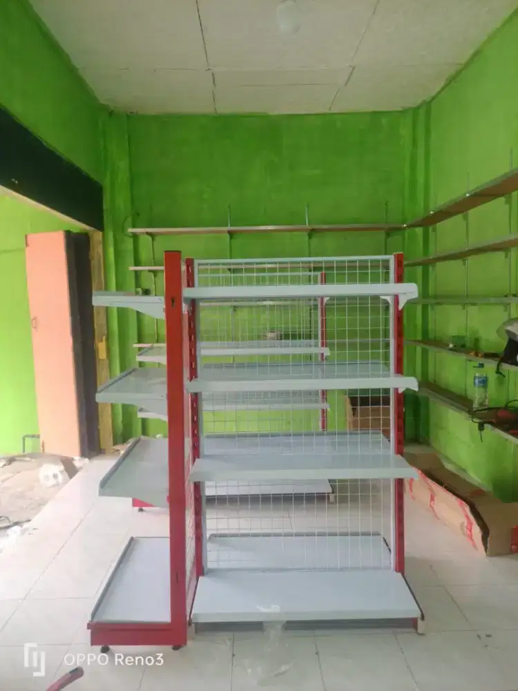 Rak gondola minimarket murah gondola indomaret
