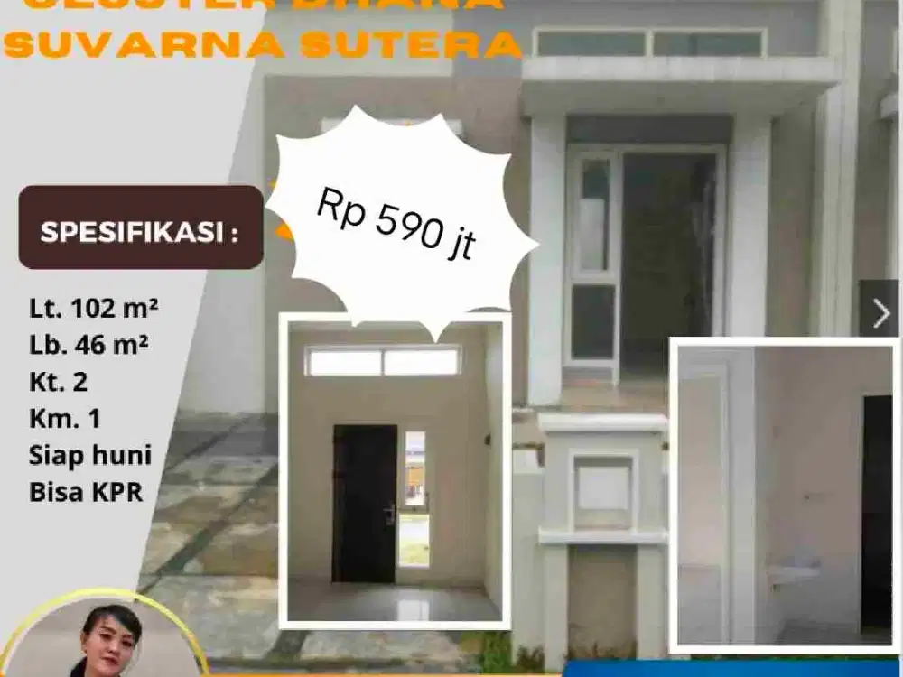 Dijual Cluster Dhana Suvarna Sutera Lavon Cikupa Tangerang