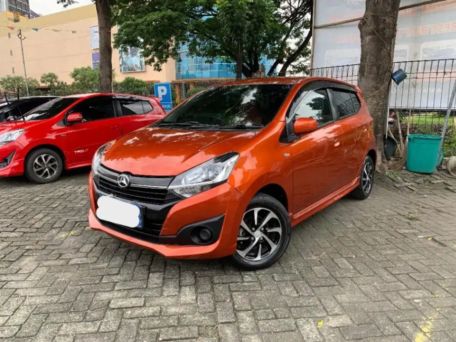 DP MURAH Daihatsu Ayla 1.2 X Bensin-AT 2019 Orange C6YFA