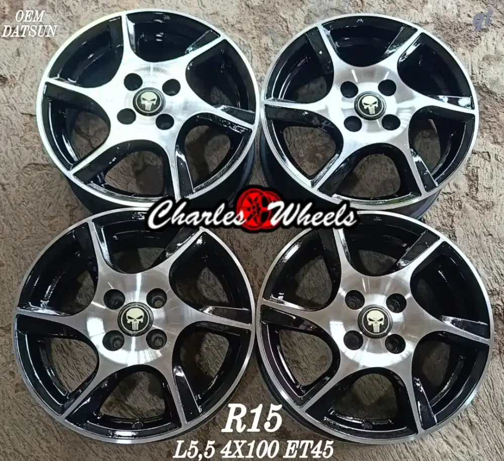 VELG OEM DATSUN GO,PANCA DLL R15
