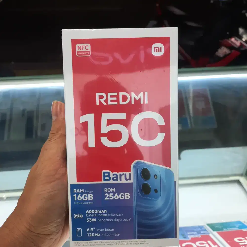 Redmi 15c 8/256 garansi resmi
