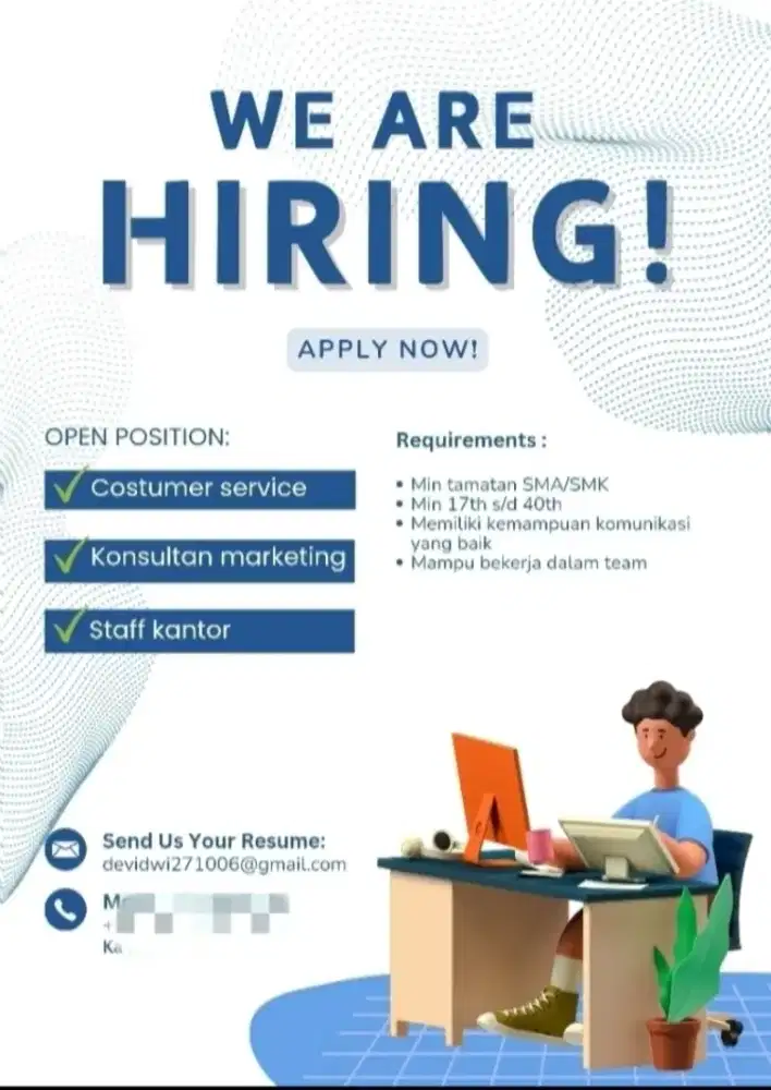 Info lowongan pekerjaan kota Medan