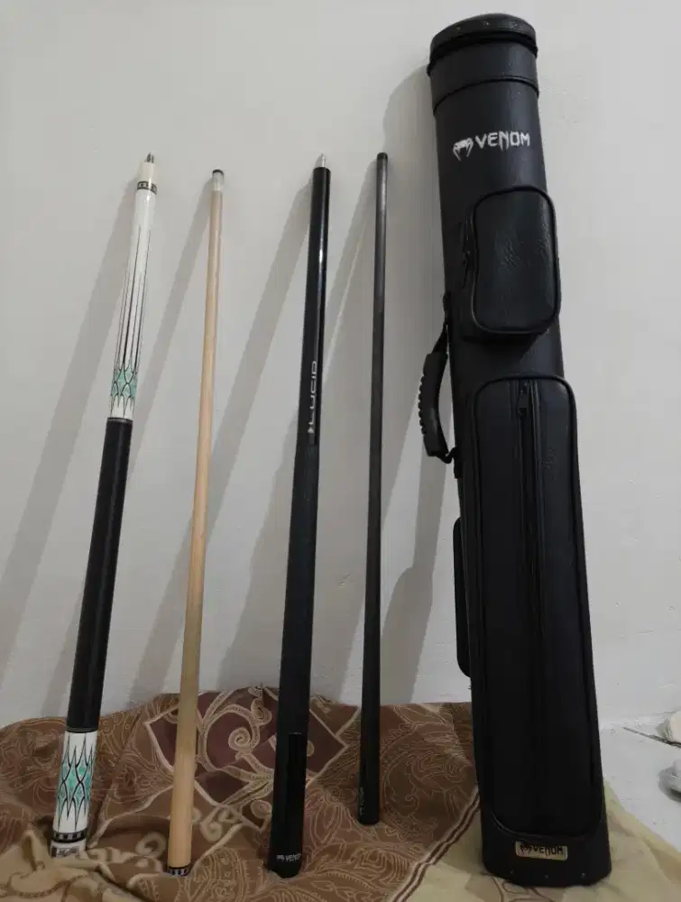 DI JUAL Stick billiard Lucid Venom & Play Murrey