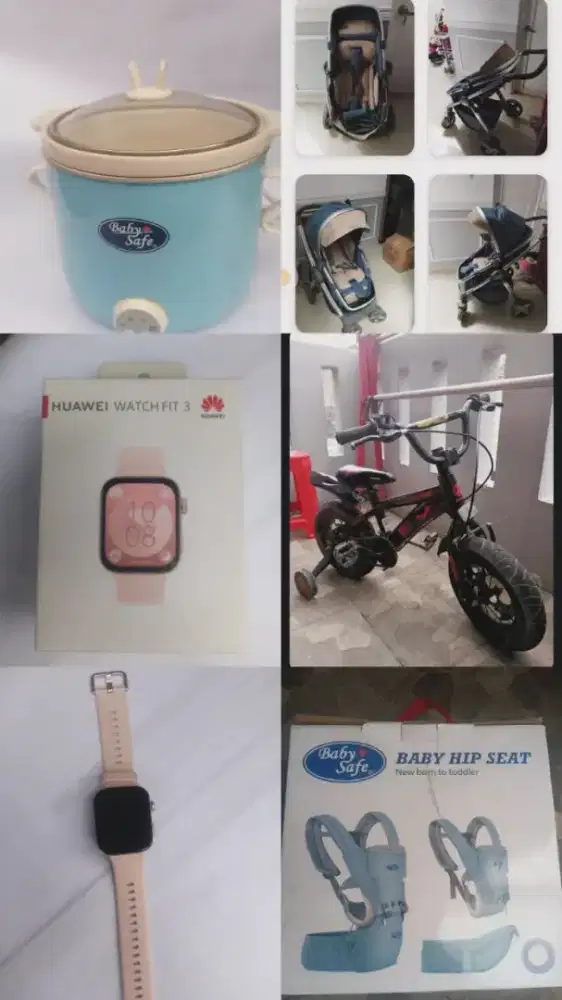 Preloved perlengkapan bayi dan anak