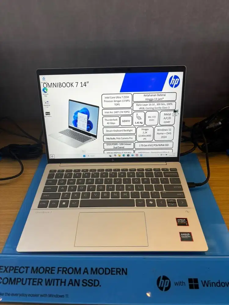 CICILAN LAPTOP HP AMD RYZEN AL7 16 512 GbPROMO BUNGA RINGAN