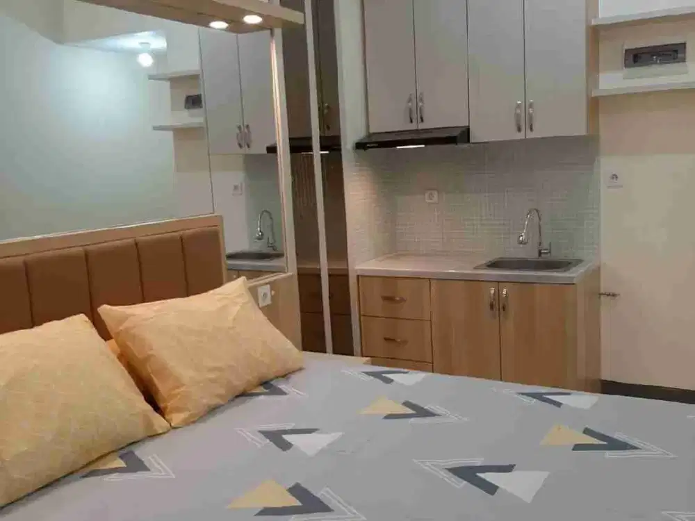 310ribu/malam, sewa benson apartemen studio tembus pakuwon PTC mall