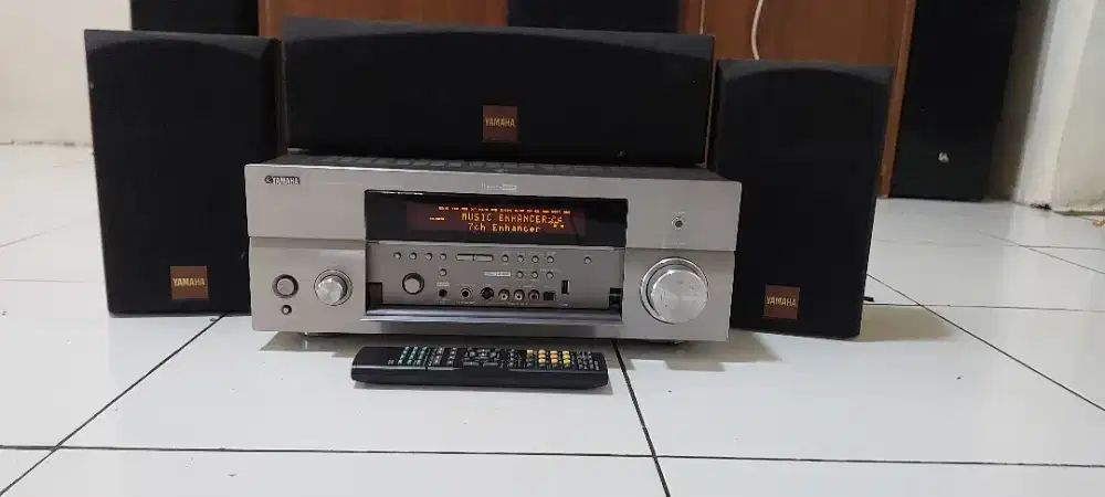 Bismillah jual power reciver yamaha rx v3800 + centre +surond