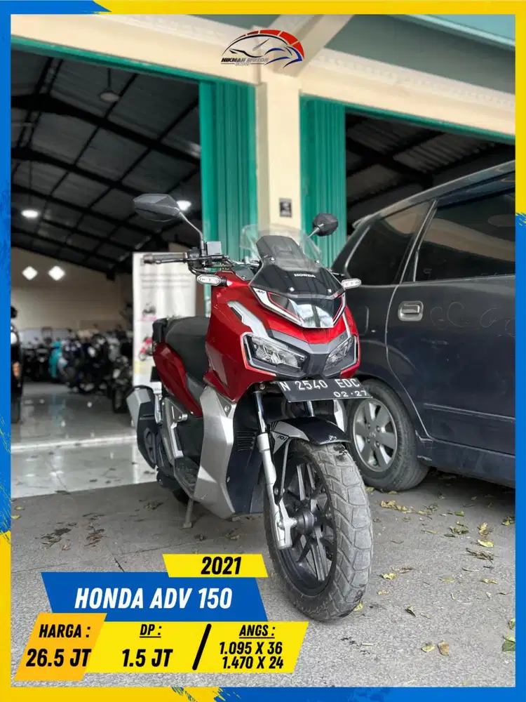 HONDA ADV 150 2021 SIAP ANGKUT MASZEHH HIKMAH MOTOR KEPUH MALANG