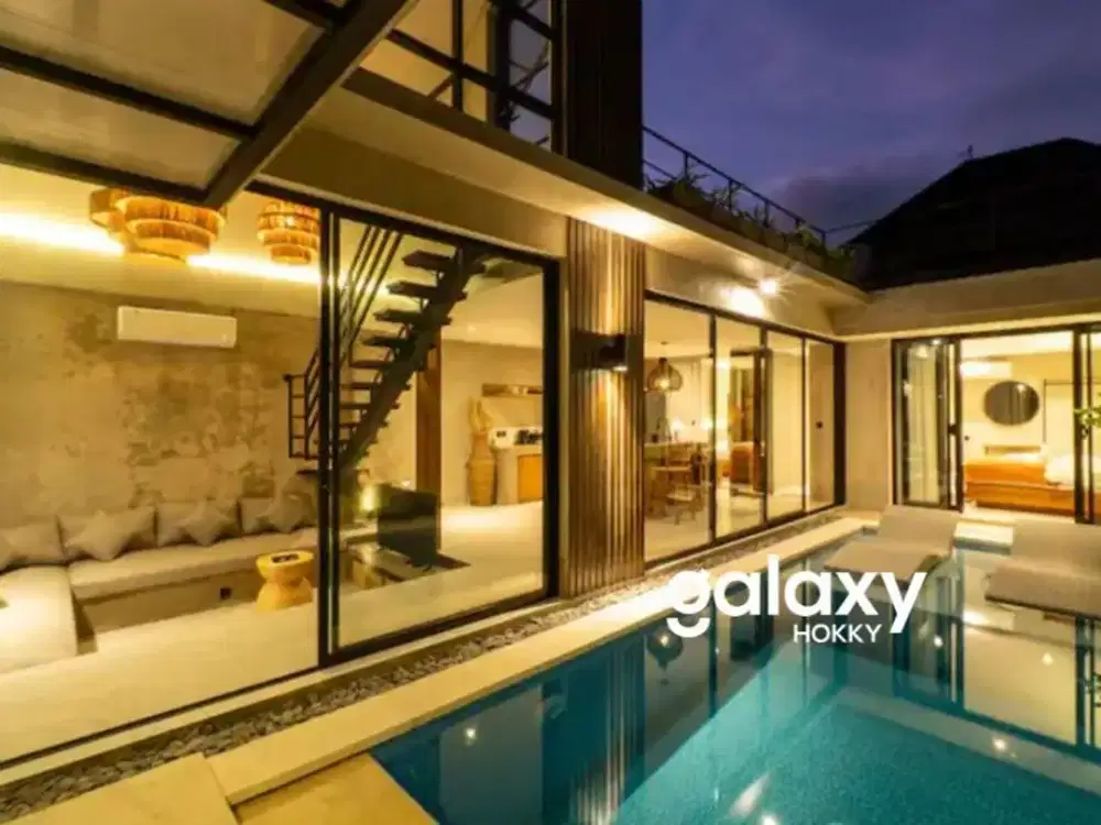 JUAL SEWA BRAND NEW VILLA TROPIS MODERN MINIMALIS DI GUNUNG SALAK KEROBOKAN BADUNG, BALI