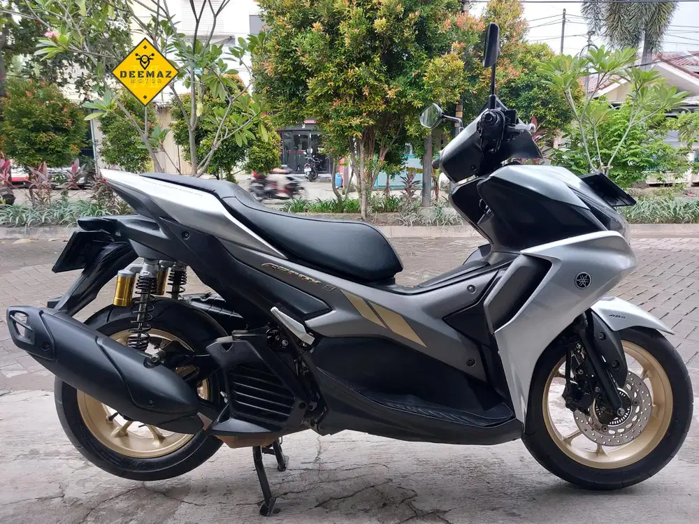 (DP 500 Rb)‼️ Aerox S ABS Keyless Connected Silver 2022 Cash & Kredit