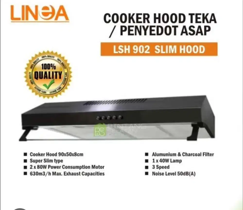 JUAL COOKER HOOD TEKA LINEA 902 BLACK.