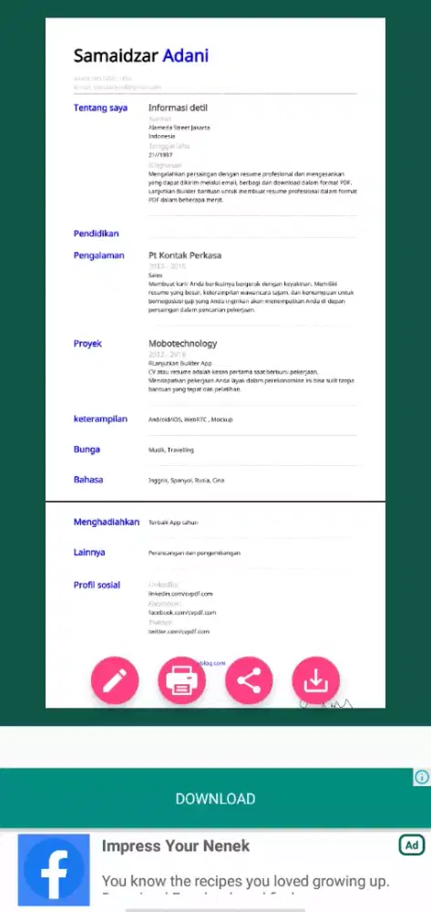 Info lowongan pekerjaan yg bukan pialang