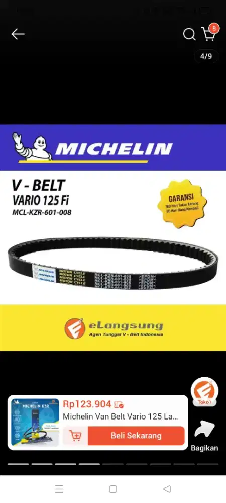 Van belt Vario kzr
