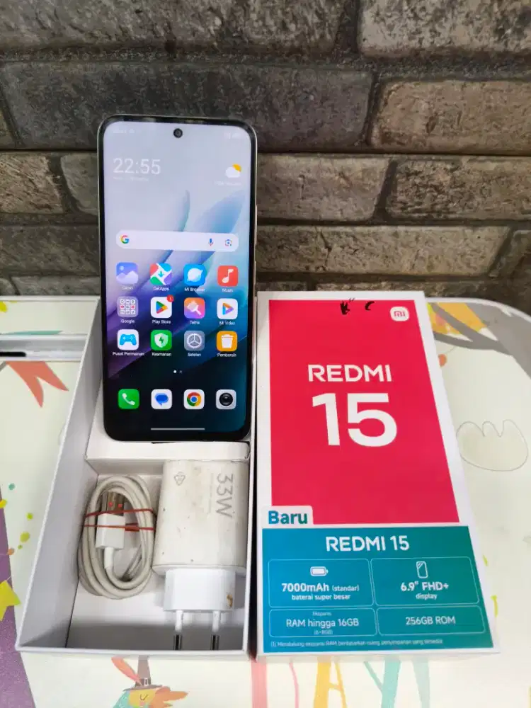 Redmi 15 8/256 Lengkap Mulus Nominus