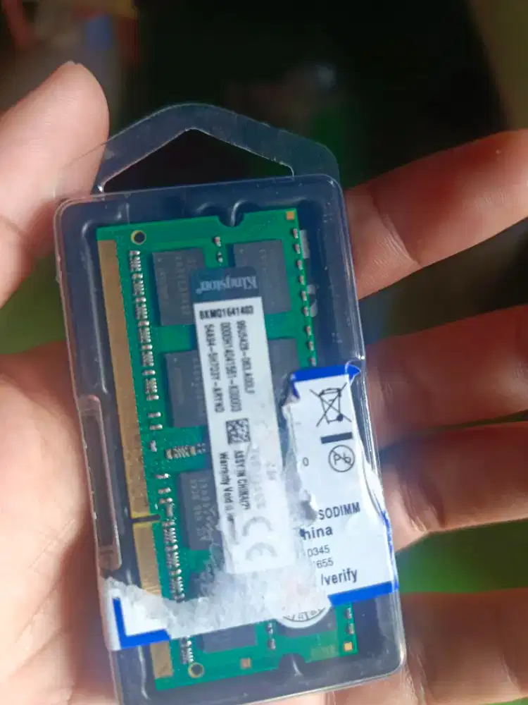 RAM Kingston DDDR3 8GB 1600hz sodiimm Baru