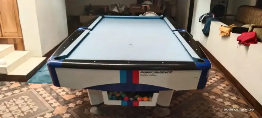 Meja billyard 1 set merk metro murrey ori