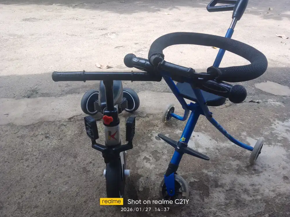 Sepada balance bike dan sepeda dorong