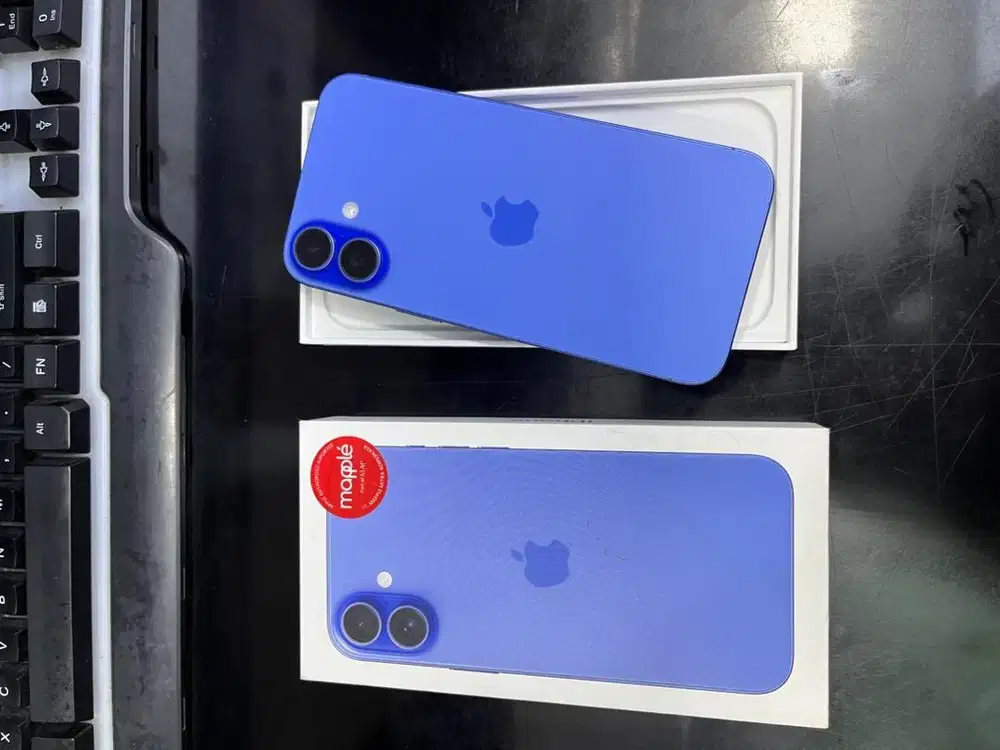 Iphone 16 plus 128gb garansi resmi panjang fullset original